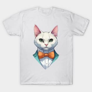 Fancy Cat with Bowtie no.3 T-Shirt